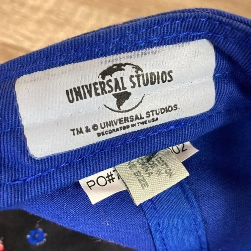 Universal Studios Hat Cap Kids Adjustable Youth Baseball Embroidered Strap Blue‎